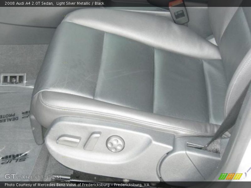 Light Silver Metallic / Black 2008 Audi A4 2.0T Sedan