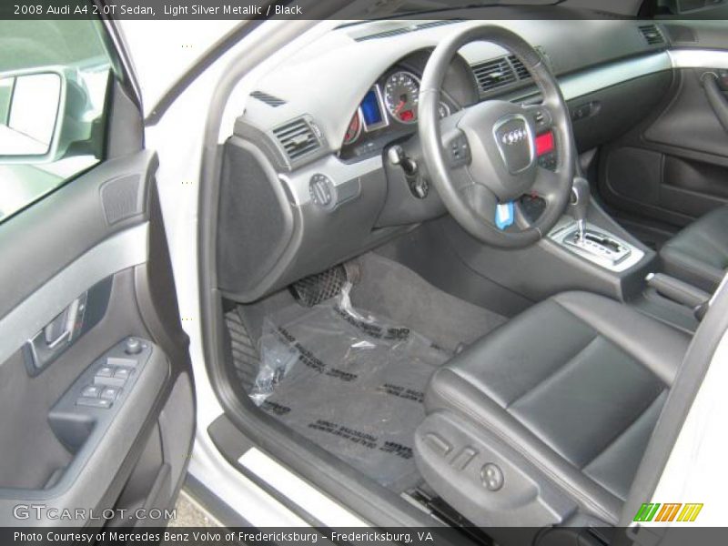 Light Silver Metallic / Black 2008 Audi A4 2.0T Sedan