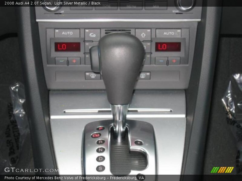 Light Silver Metallic / Black 2008 Audi A4 2.0T Sedan