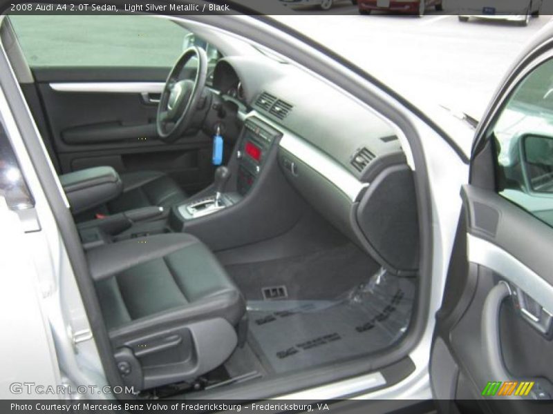 Light Silver Metallic / Black 2008 Audi A4 2.0T Sedan