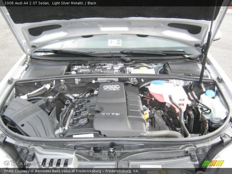 Light Silver Metallic / Black 2008 Audi A4 2.0T Sedan