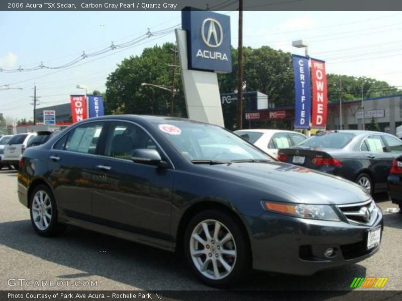 Carbon Gray Pearl / Quartz Gray 2006 Acura TSX Sedan
