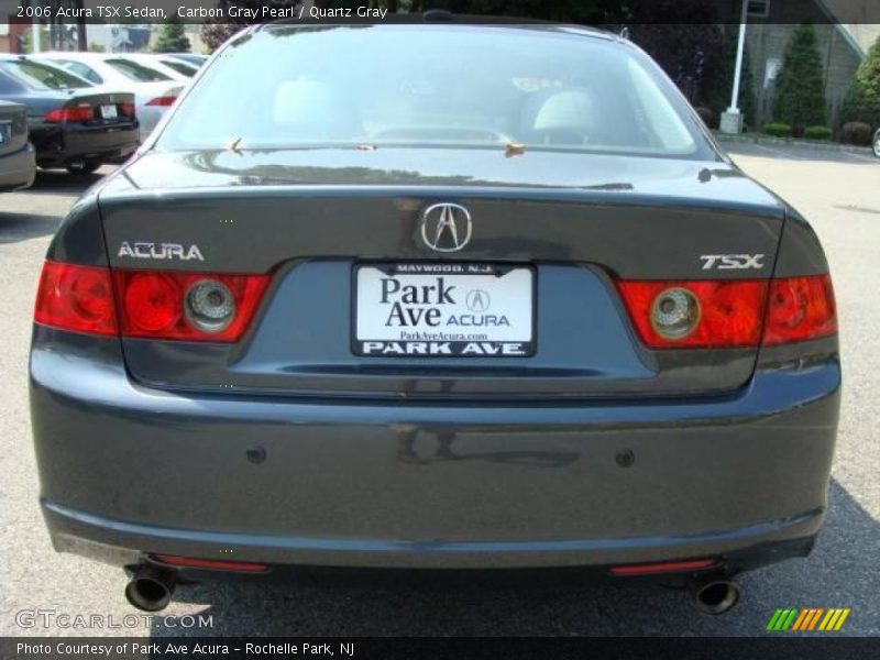 Carbon Gray Pearl / Quartz Gray 2006 Acura TSX Sedan