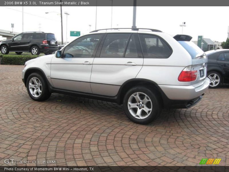Titanium Silver Metallic / Black 2006 BMW X5 3.0i