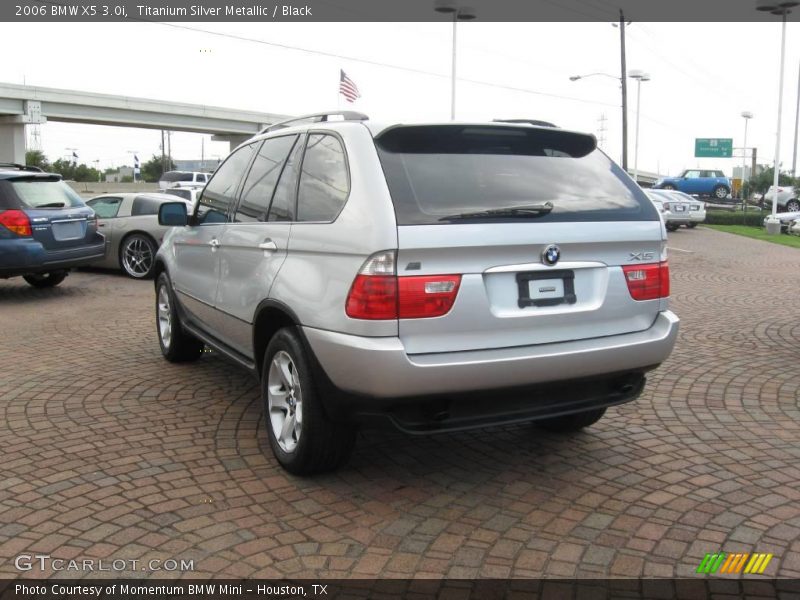 Titanium Silver Metallic / Black 2006 BMW X5 3.0i