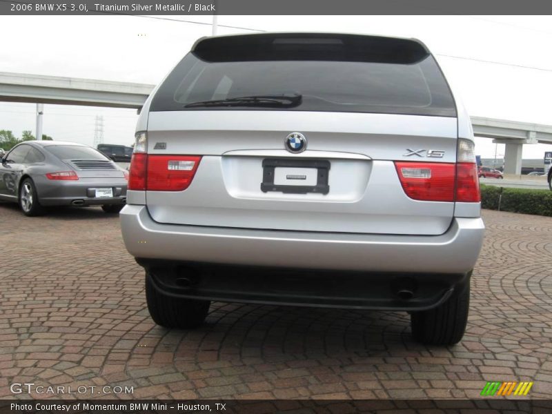 Titanium Silver Metallic / Black 2006 BMW X5 3.0i