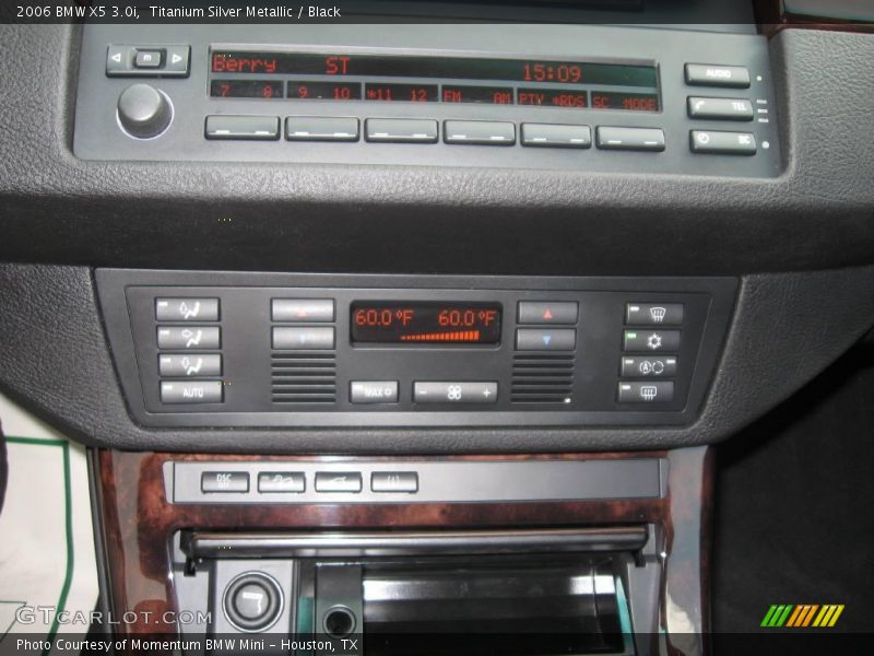 Titanium Silver Metallic / Black 2006 BMW X5 3.0i