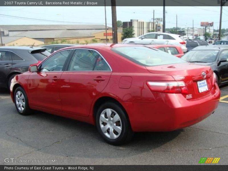 Barcelona Red Metallic / Bisque 2007 Toyota Camry LE
