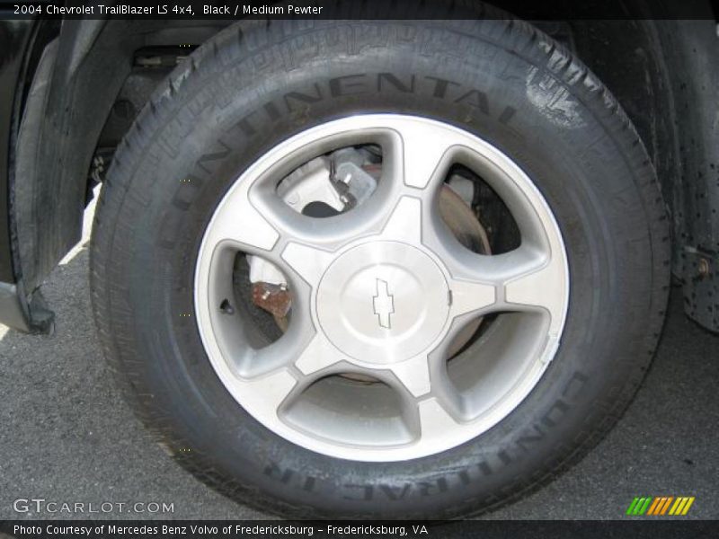 Black / Medium Pewter 2004 Chevrolet TrailBlazer LS 4x4