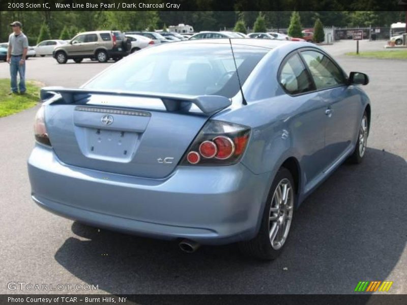 Wave Line Blue Pearl / Dark Charcoal Gray 2008 Scion tC