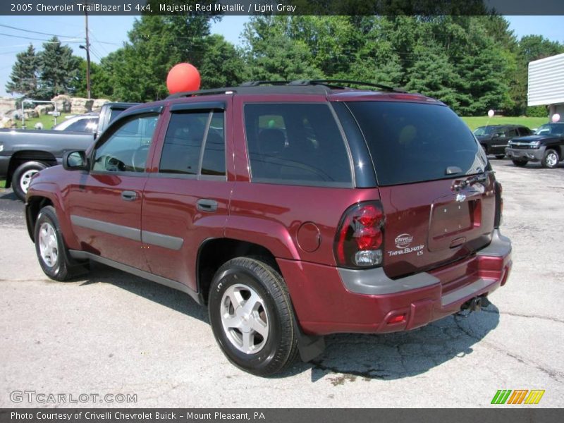Majestic Red Metallic / Light Gray 2005 Chevrolet TrailBlazer LS 4x4