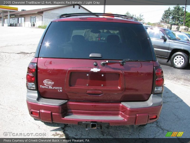 Majestic Red Metallic / Light Gray 2005 Chevrolet TrailBlazer LS 4x4