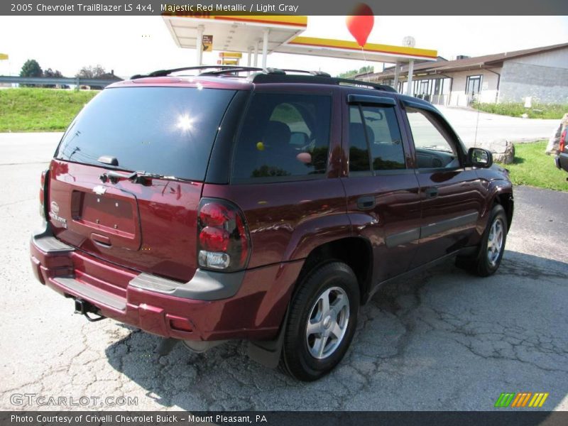 Majestic Red Metallic / Light Gray 2005 Chevrolet TrailBlazer LS 4x4