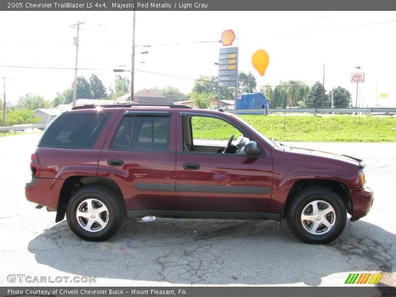 Majestic Red Metallic / Light Gray 2005 Chevrolet TrailBlazer LS 4x4