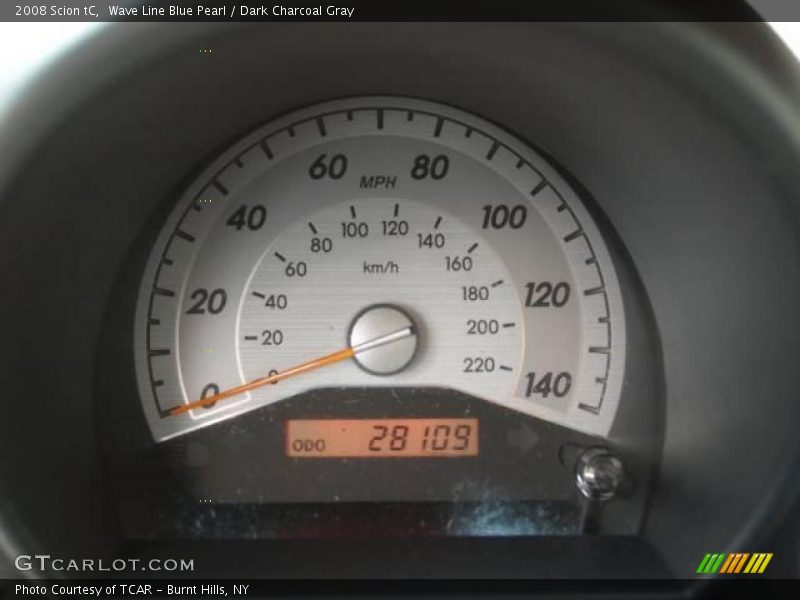 Wave Line Blue Pearl / Dark Charcoal Gray 2008 Scion tC