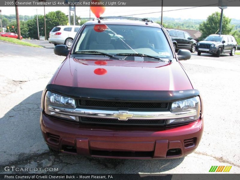 Majestic Red Metallic / Light Gray 2005 Chevrolet TrailBlazer LS 4x4