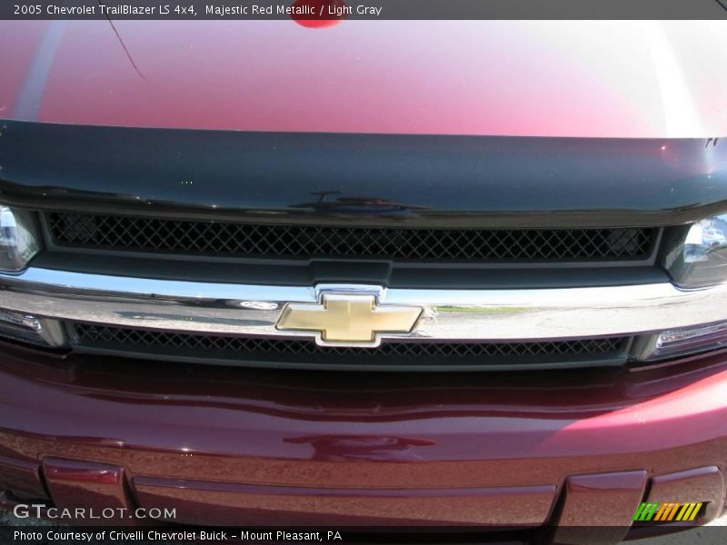 Majestic Red Metallic / Light Gray 2005 Chevrolet TrailBlazer LS 4x4