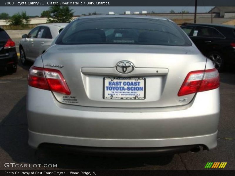 Classic Silver Metallic / Dark Charcoal 2008 Toyota Camry SE