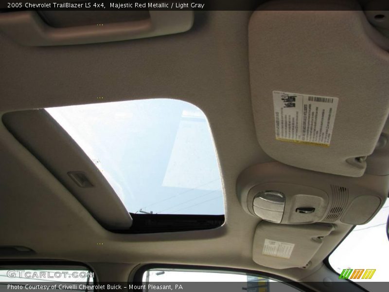 Majestic Red Metallic / Light Gray 2005 Chevrolet TrailBlazer LS 4x4