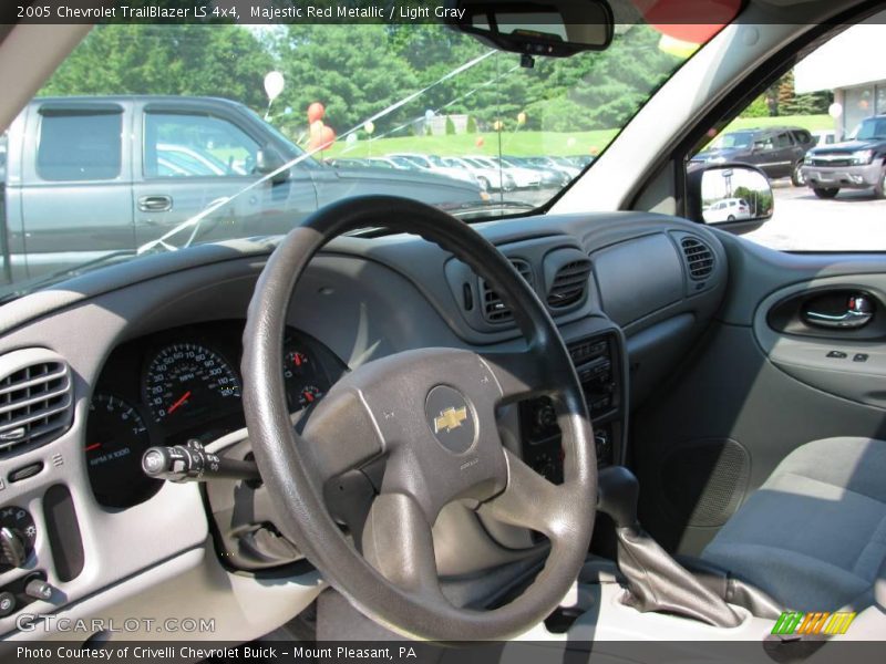 Majestic Red Metallic / Light Gray 2005 Chevrolet TrailBlazer LS 4x4