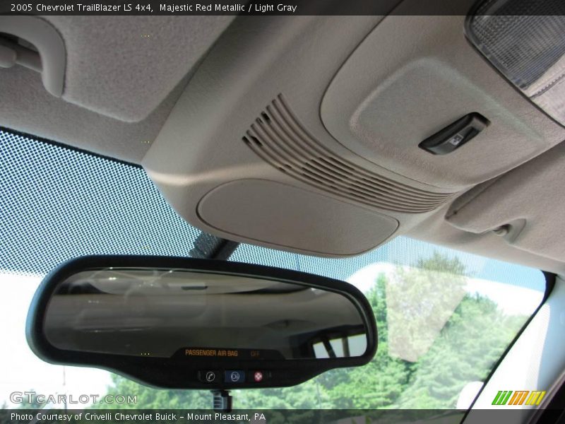 Majestic Red Metallic / Light Gray 2005 Chevrolet TrailBlazer LS 4x4