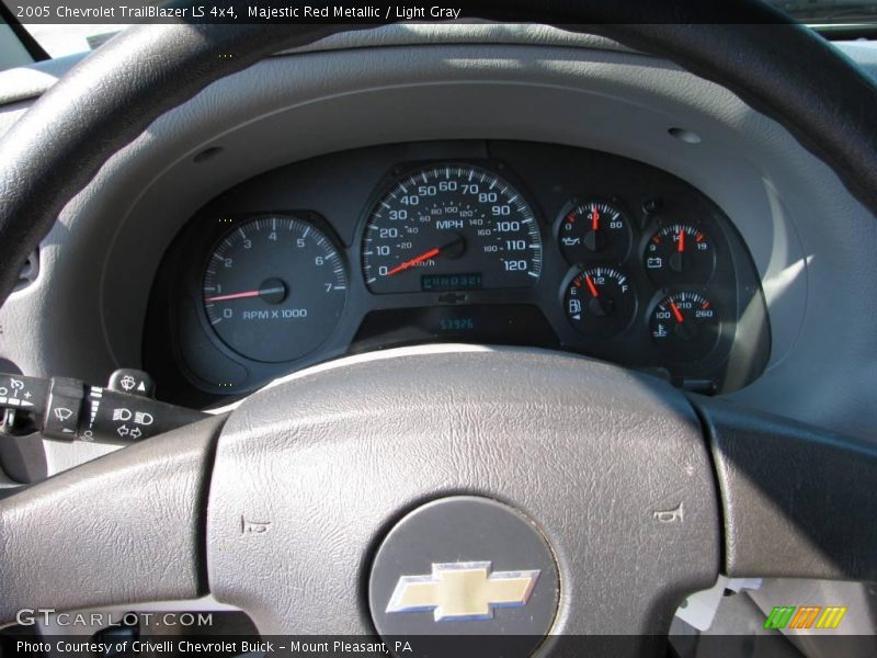 Majestic Red Metallic / Light Gray 2005 Chevrolet TrailBlazer LS 4x4