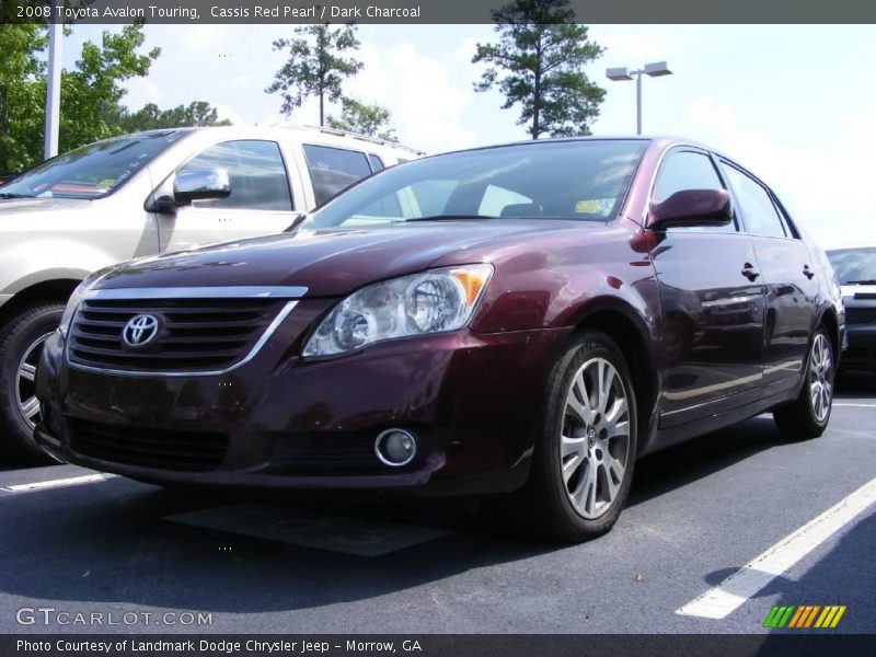 Cassis Red Pearl / Dark Charcoal 2008 Toyota Avalon Touring