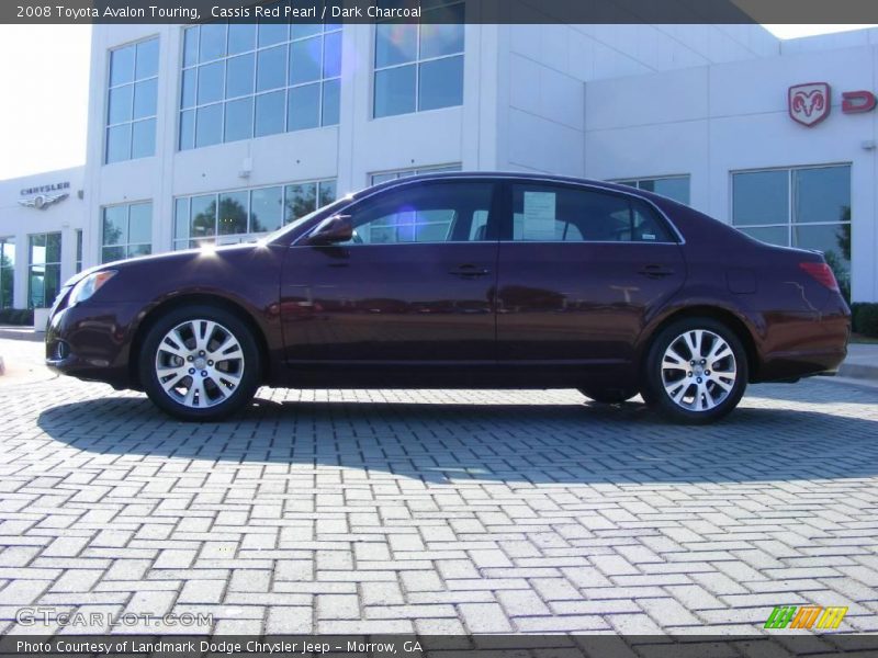 Cassis Red Pearl / Dark Charcoal 2008 Toyota Avalon Touring