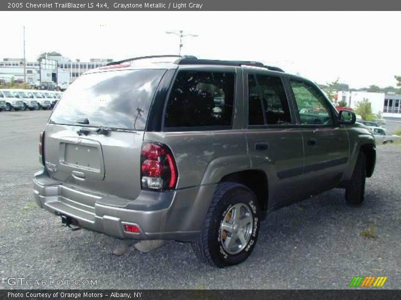 Graystone Metallic / Light Gray 2005 Chevrolet TrailBlazer LS 4x4