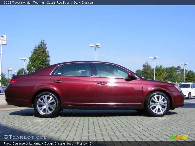 Cassis Red Pearl / Dark Charcoal 2008 Toyota Avalon Touring