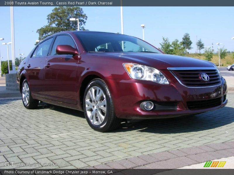 Cassis Red Pearl / Dark Charcoal 2008 Toyota Avalon Touring