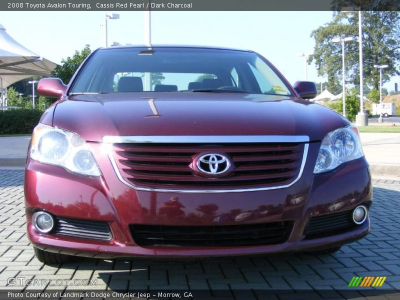 Cassis Red Pearl / Dark Charcoal 2008 Toyota Avalon Touring
