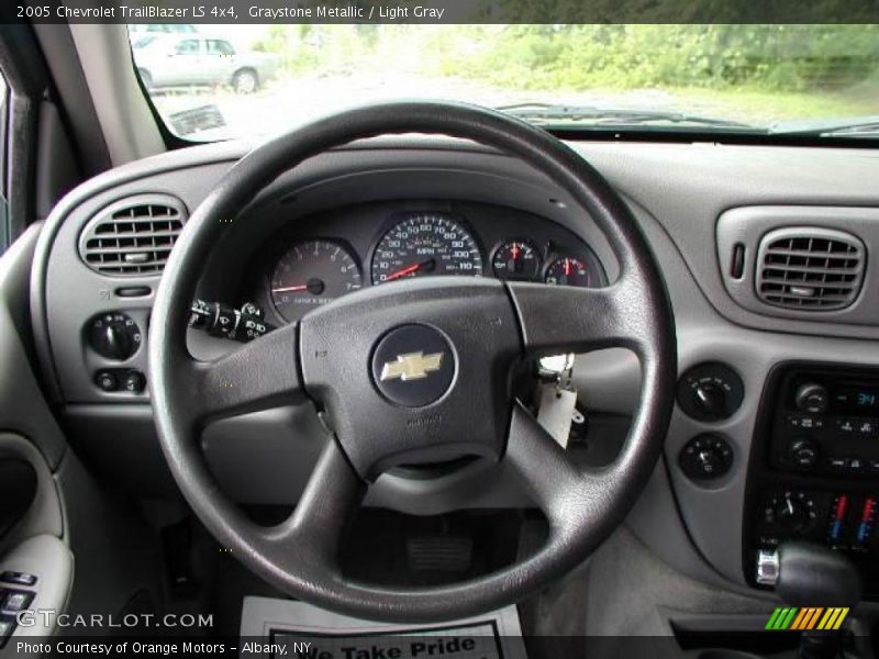 Graystone Metallic / Light Gray 2005 Chevrolet TrailBlazer LS 4x4