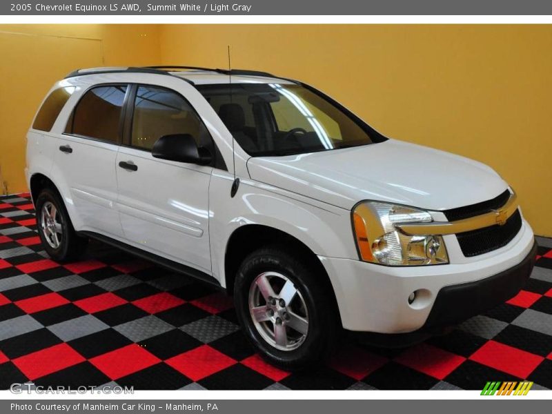 Summit White / Light Gray 2005 Chevrolet Equinox LS AWD
