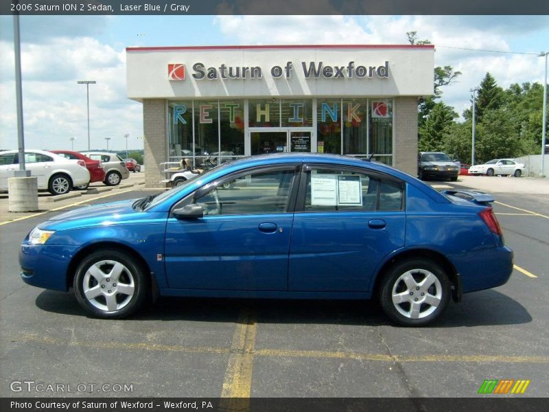 Laser Blue / Gray 2006 Saturn ION 2 Sedan