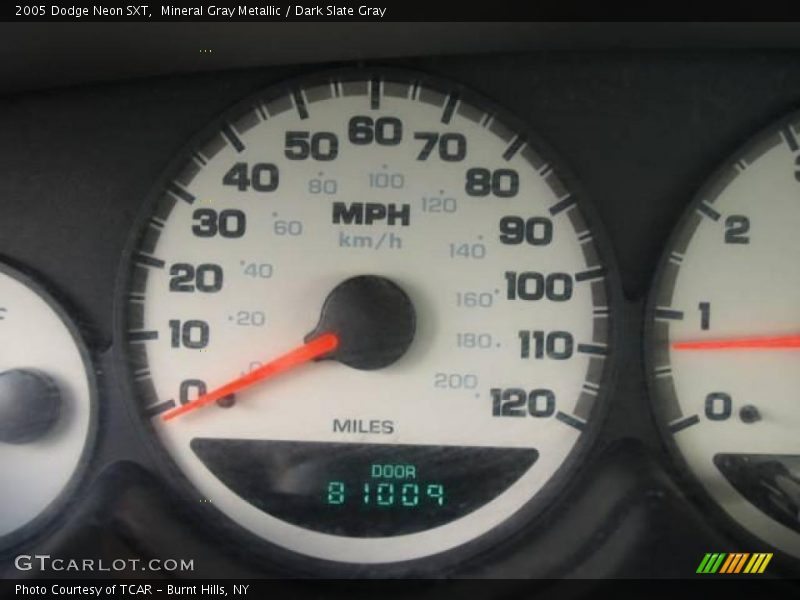 Mineral Gray Metallic / Dark Slate Gray 2005 Dodge Neon SXT