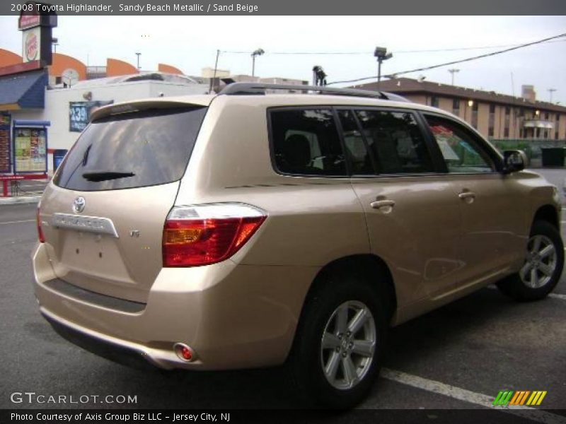 Sandy Beach Metallic / Sand Beige 2008 Toyota Highlander