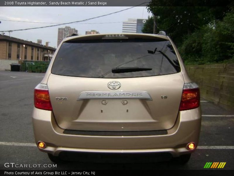 Sandy Beach Metallic / Sand Beige 2008 Toyota Highlander