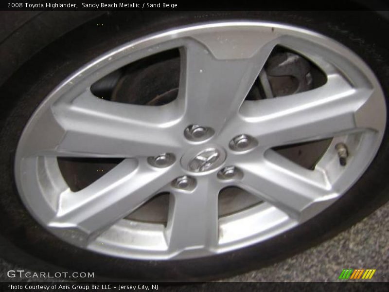 Sandy Beach Metallic / Sand Beige 2008 Toyota Highlander