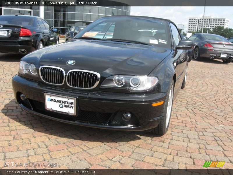 Jet Black / Black 2006 BMW 3 Series 330i Convertible