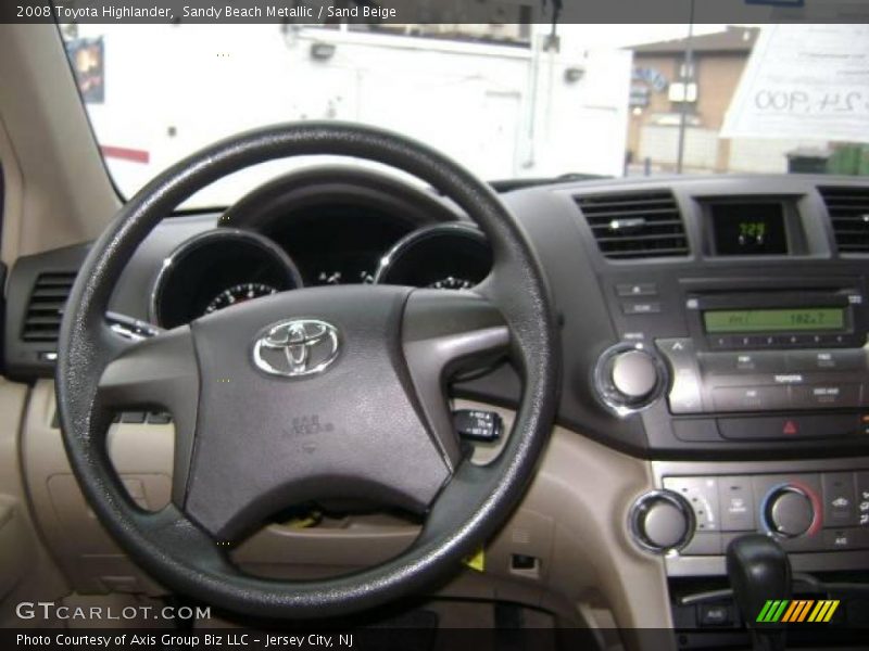 Sandy Beach Metallic / Sand Beige 2008 Toyota Highlander