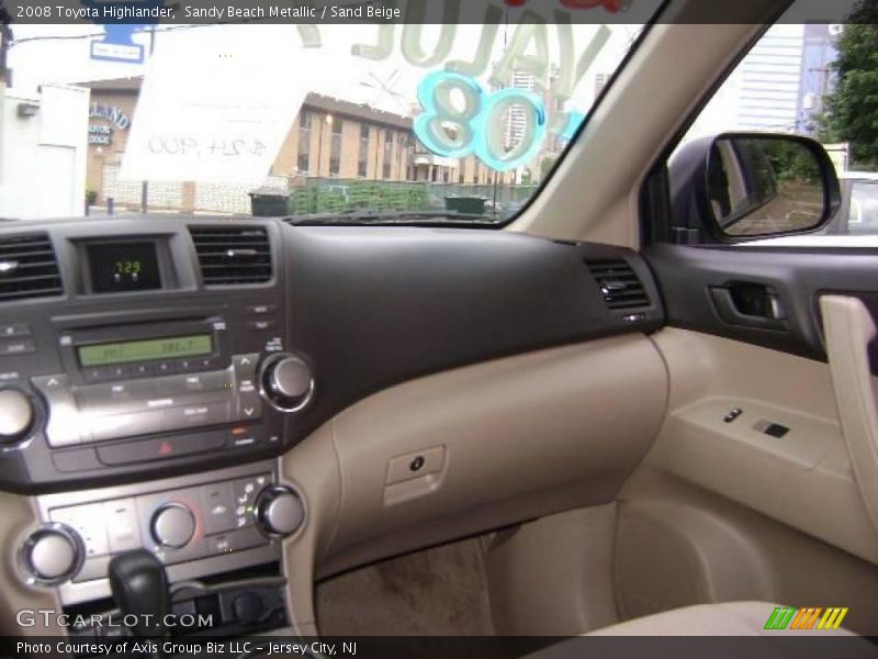 Sandy Beach Metallic / Sand Beige 2008 Toyota Highlander