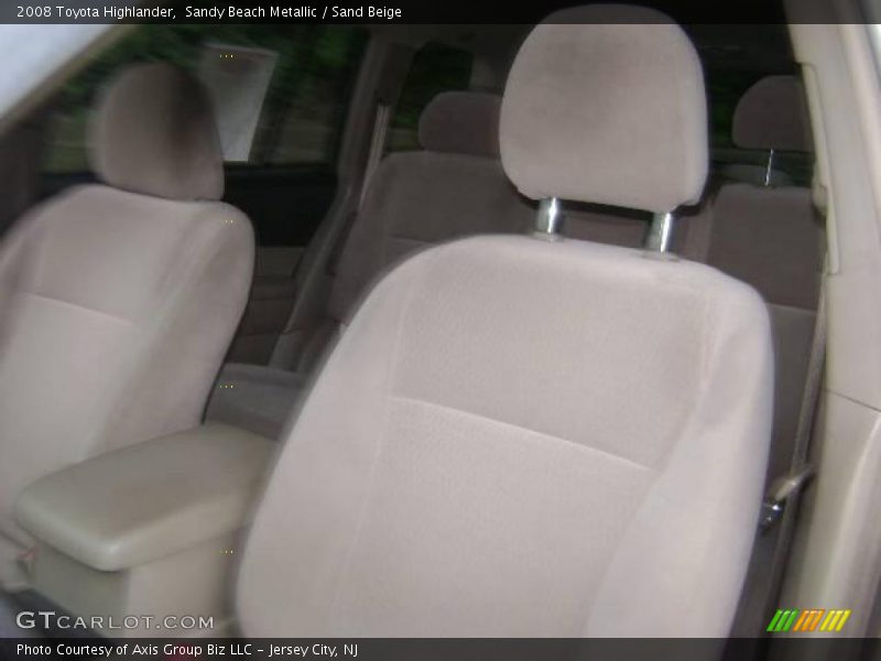 Sandy Beach Metallic / Sand Beige 2008 Toyota Highlander