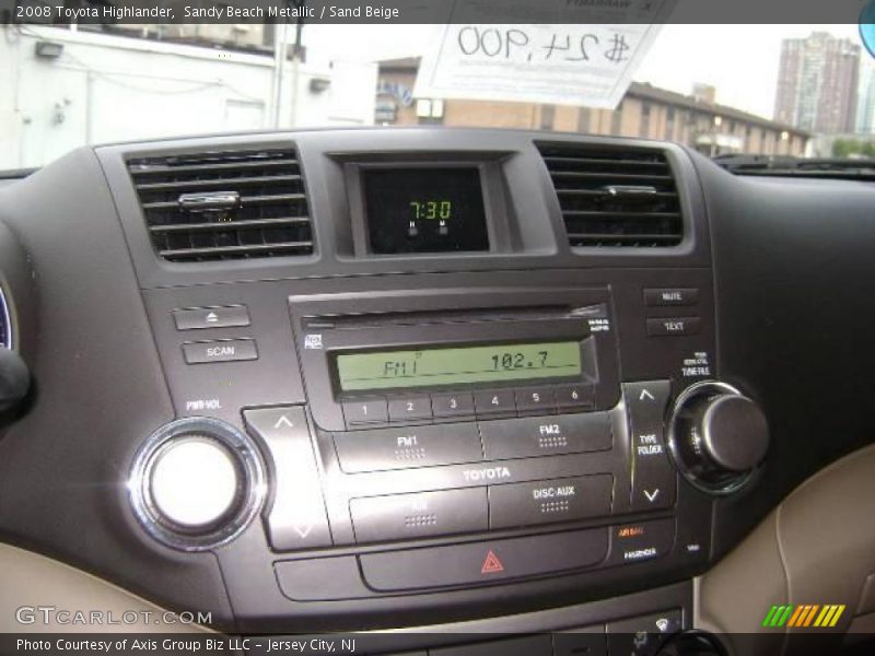 Sandy Beach Metallic / Sand Beige 2008 Toyota Highlander