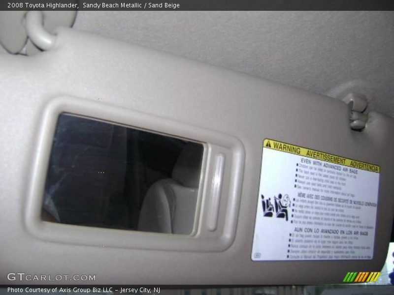 Sandy Beach Metallic / Sand Beige 2008 Toyota Highlander