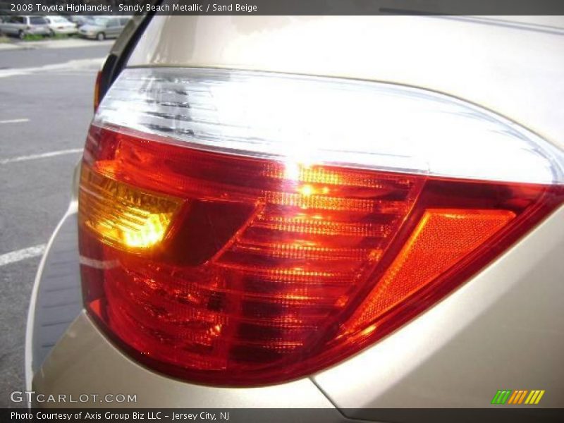 Sandy Beach Metallic / Sand Beige 2008 Toyota Highlander