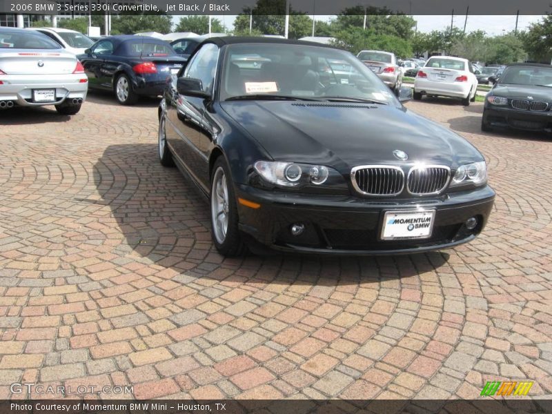 Jet Black / Black 2006 BMW 3 Series 330i Convertible