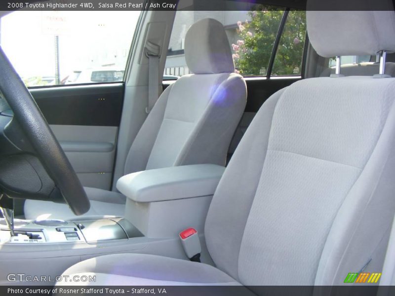Salsa Red Pearl / Ash Gray 2008 Toyota Highlander 4WD