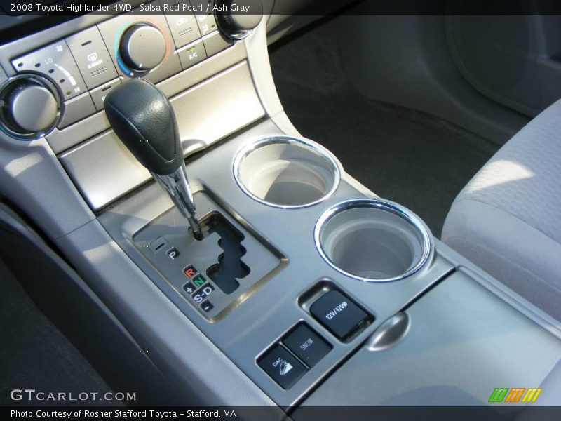 Salsa Red Pearl / Ash Gray 2008 Toyota Highlander 4WD