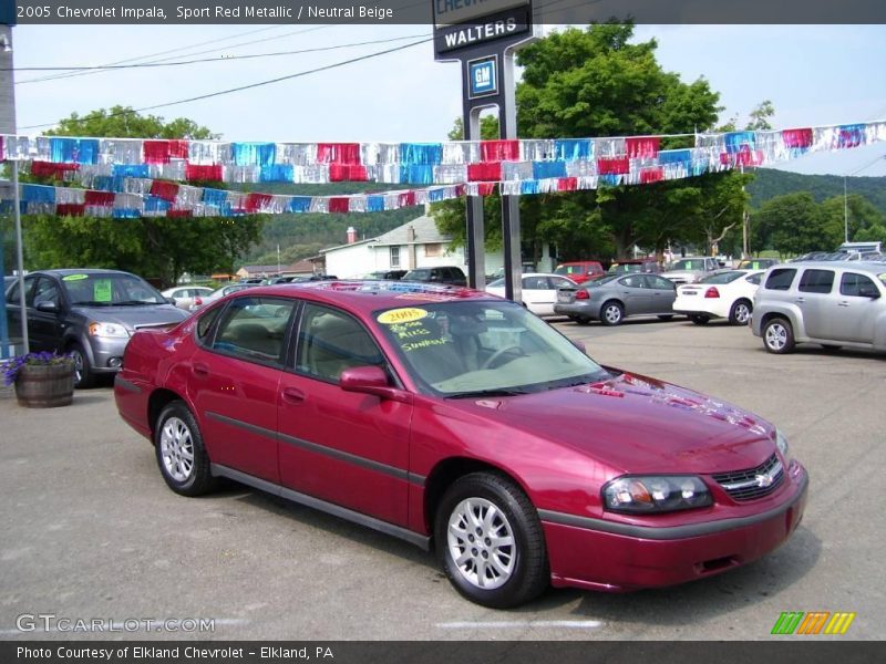 Sport Red Metallic / Neutral Beige 2005 Chevrolet Impala